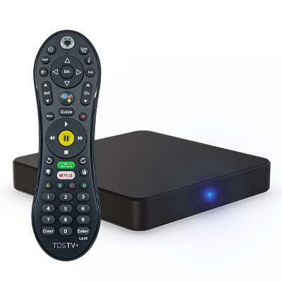 TDS TV+ Box and Remote